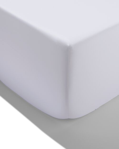 drap-housse satin 90x200 blanc