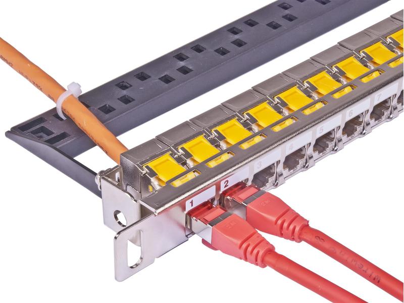 Wirewin Patchpanel 24 Port, Keystone, 0.5HE 19