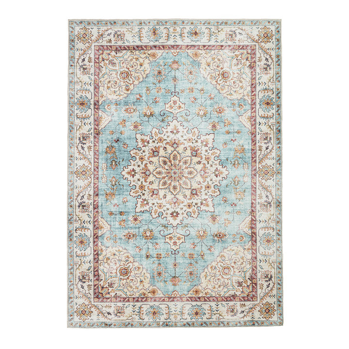 Vintage buitenkleed - Santo Medaillon Lichtblauw
