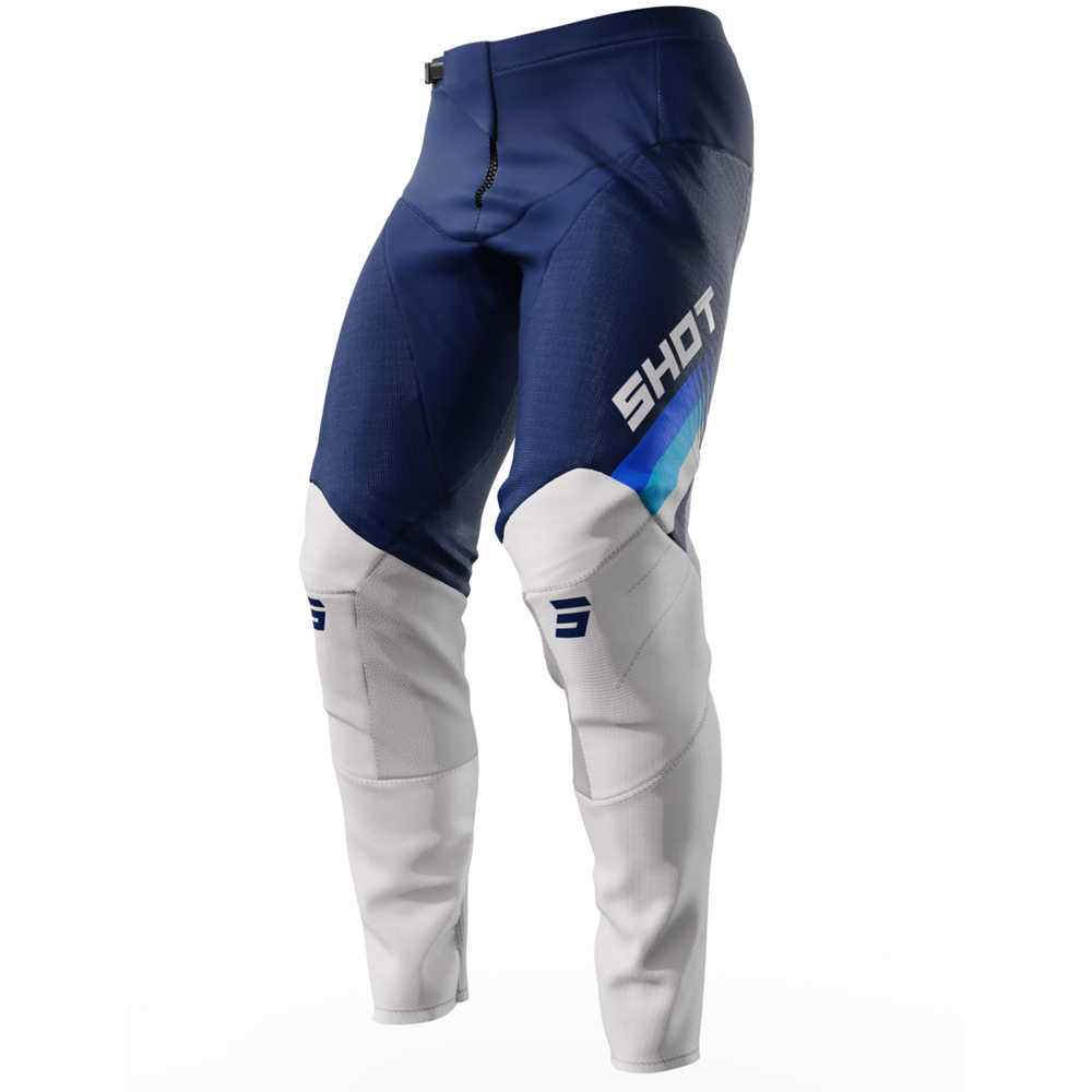 Shot - Pantalon Contact Tracer Bleu / Blanc / Turquoise