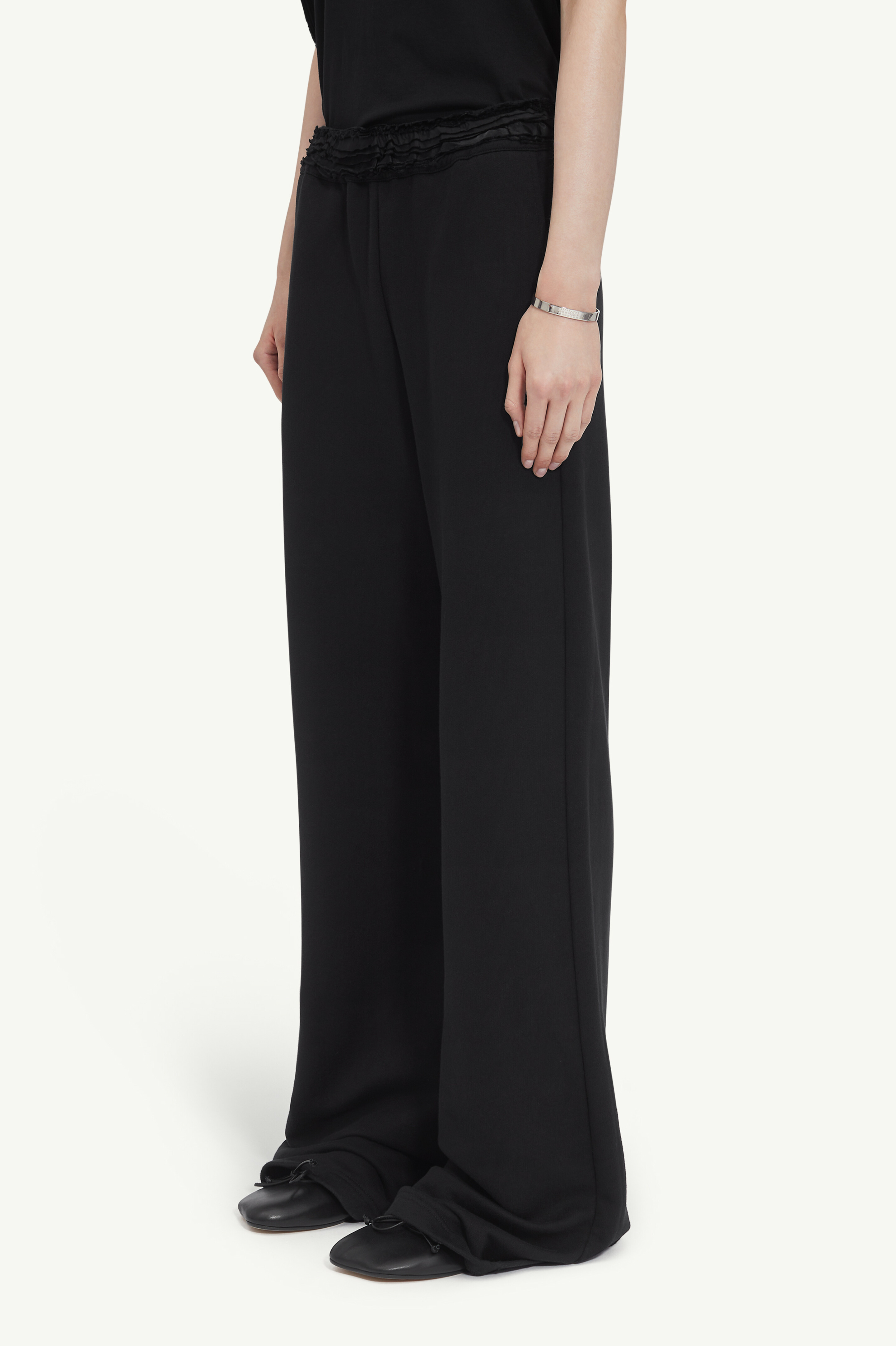 Pantalon en jersey sweat non brossé