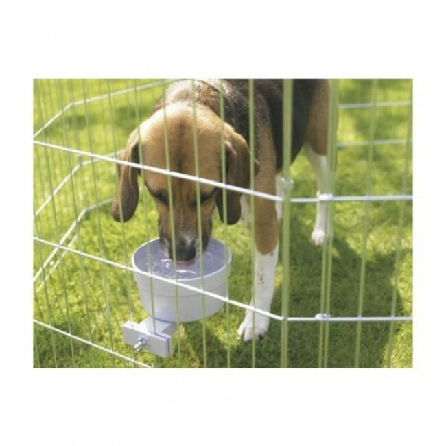 Ecuelle plastique pour cage et parc chien