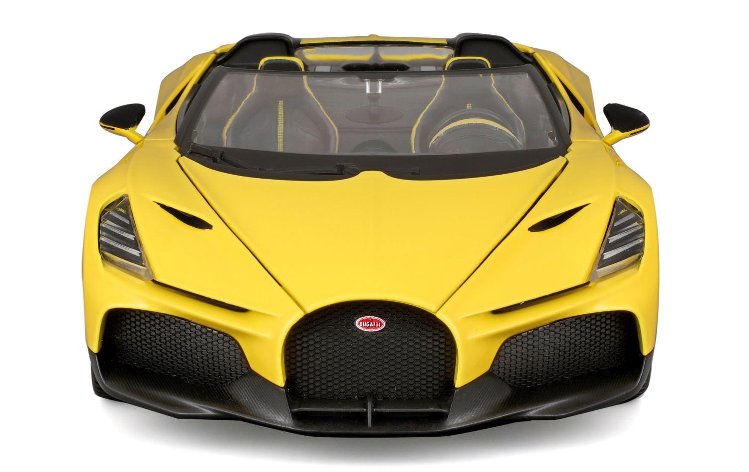 Bugatti Mistral Gelb 1:18Sammlermodell im Massstab 1:18