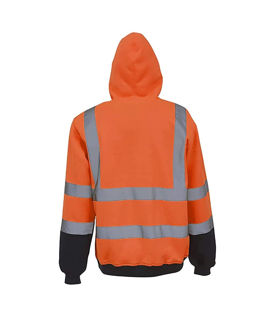 Yoko Hi Visibility - Veste réfléchissante à capuche - Homme (Orange / bleu marine) - UTRW5256