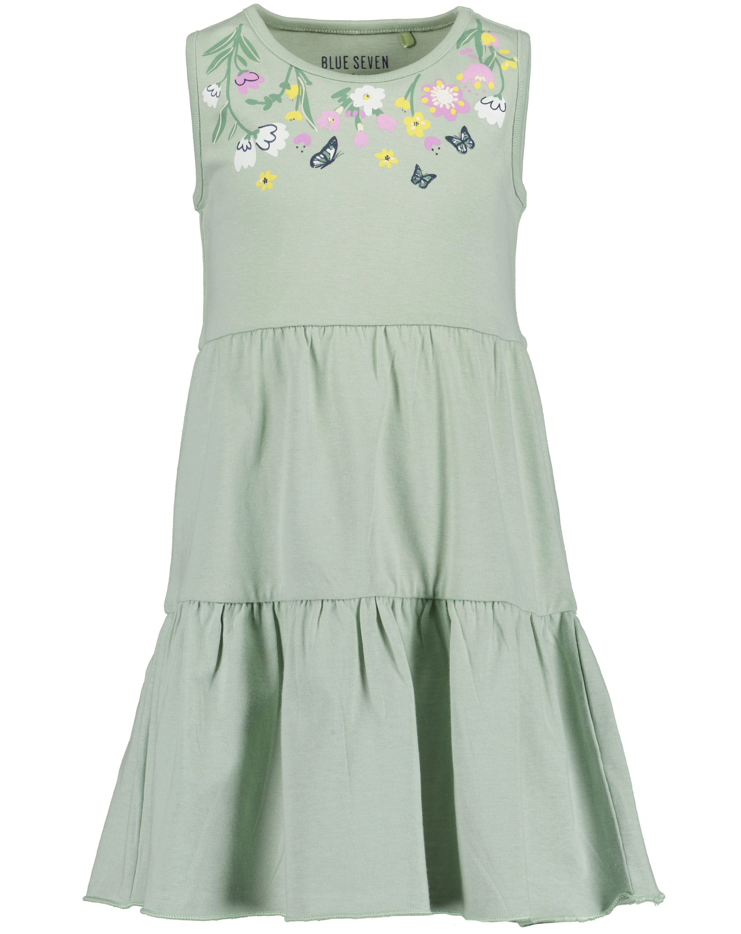 Kleid BLUMENWIESE ärmellos in aqua