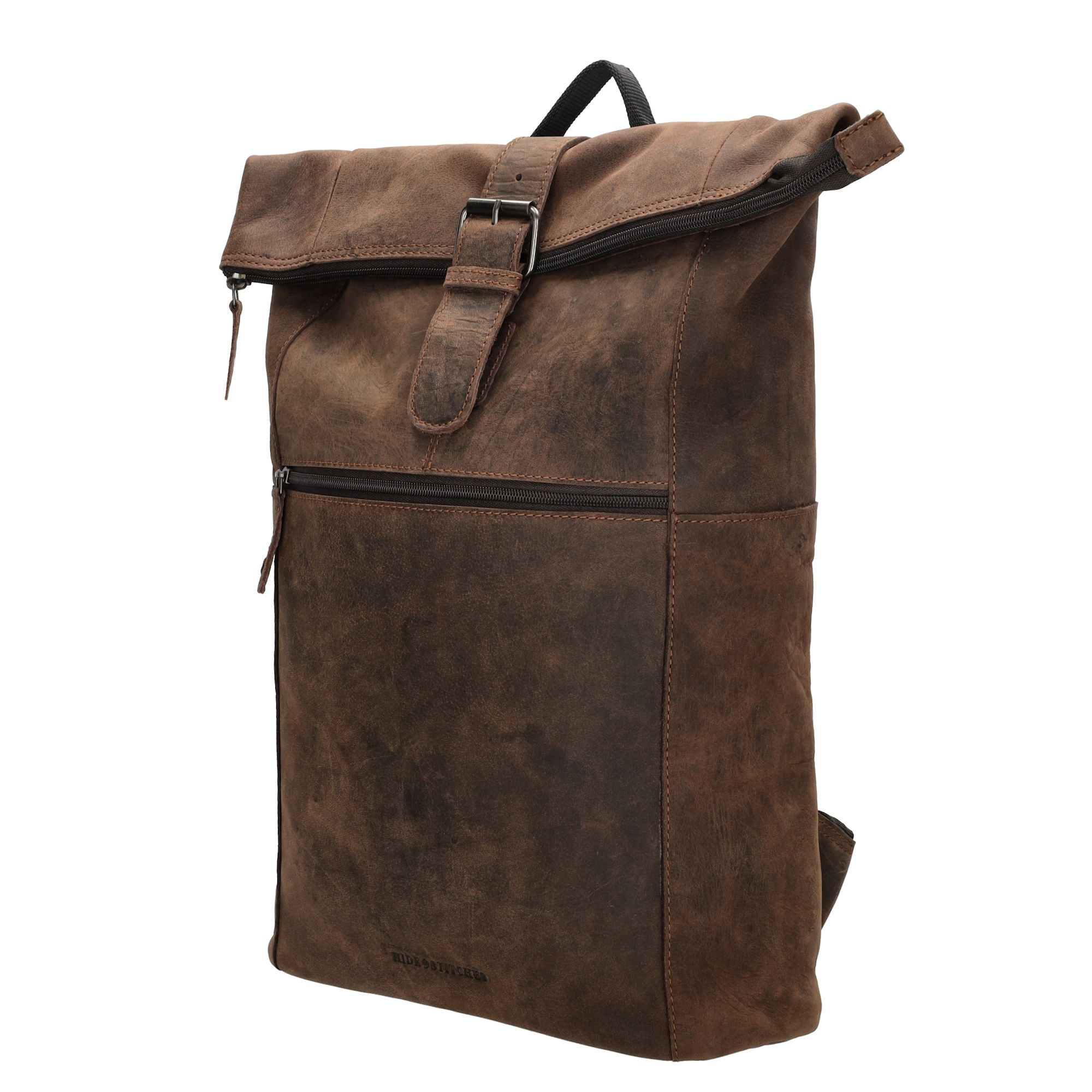 Hide & Stitches Idaho Rugzak 15,6 inch Donkerbruin