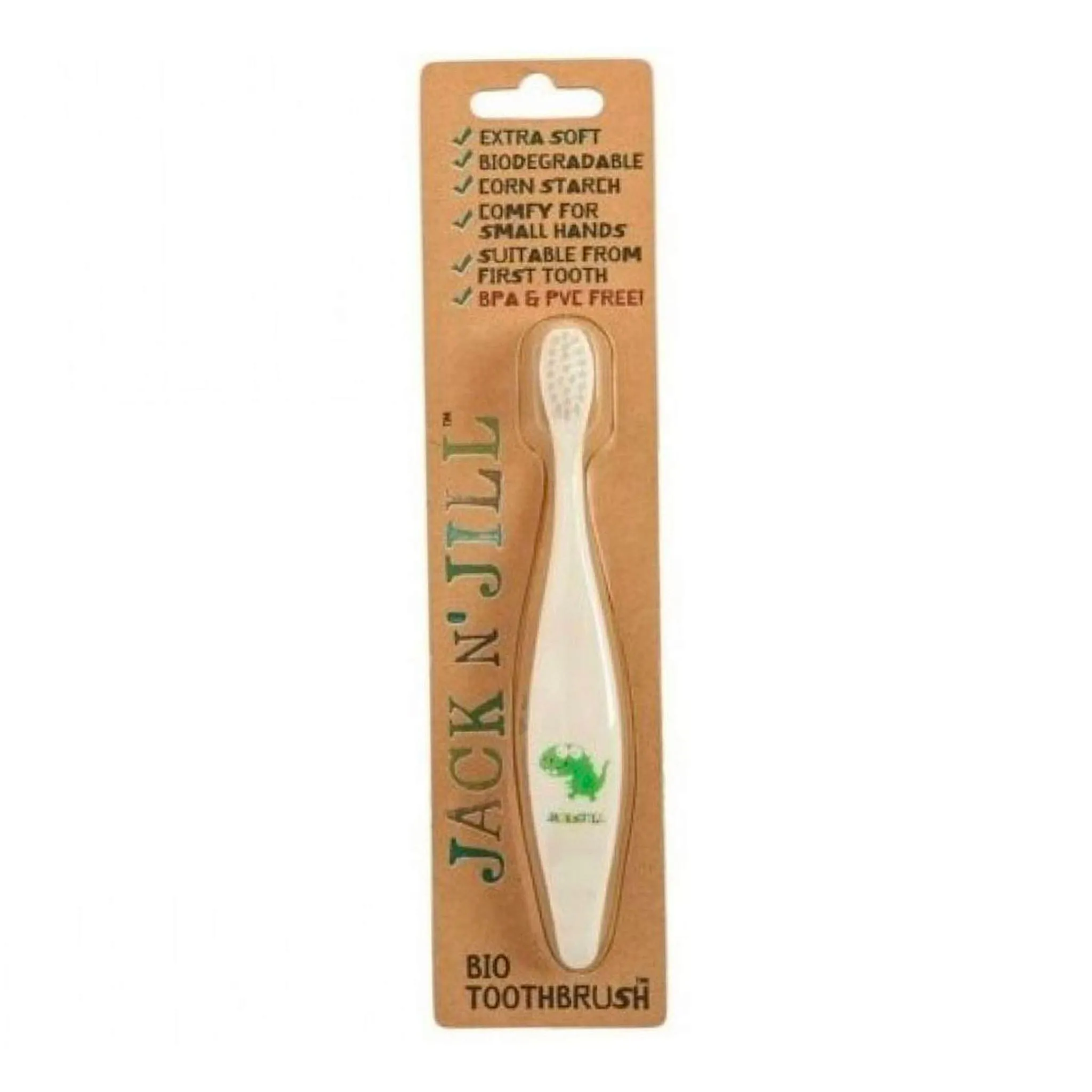 Jack N' Jill Brosse à Dents Biodégradable - Dinosaure