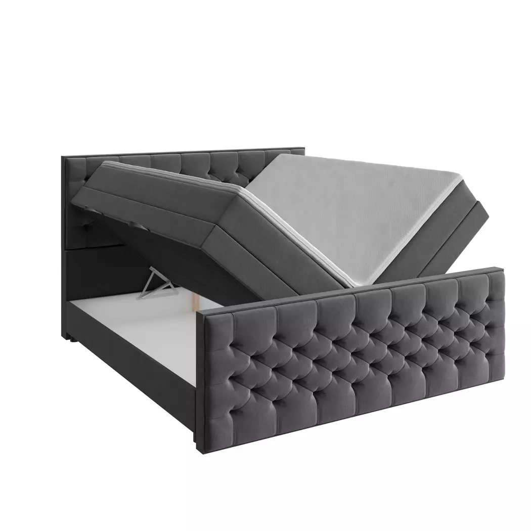 Boxspringbett Lanciano 200 x 200 cm