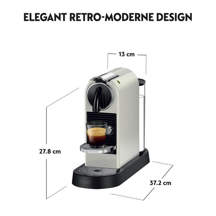 Nespresso NESPRESSO® CitiZ kaffemaskine DeLonghi Hvid