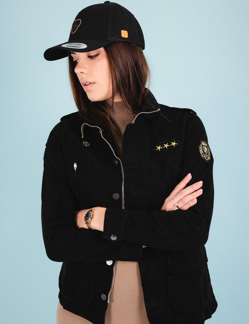 ATELIER BOHÈME VESTE SAHARIENNE VANINA NOIRE