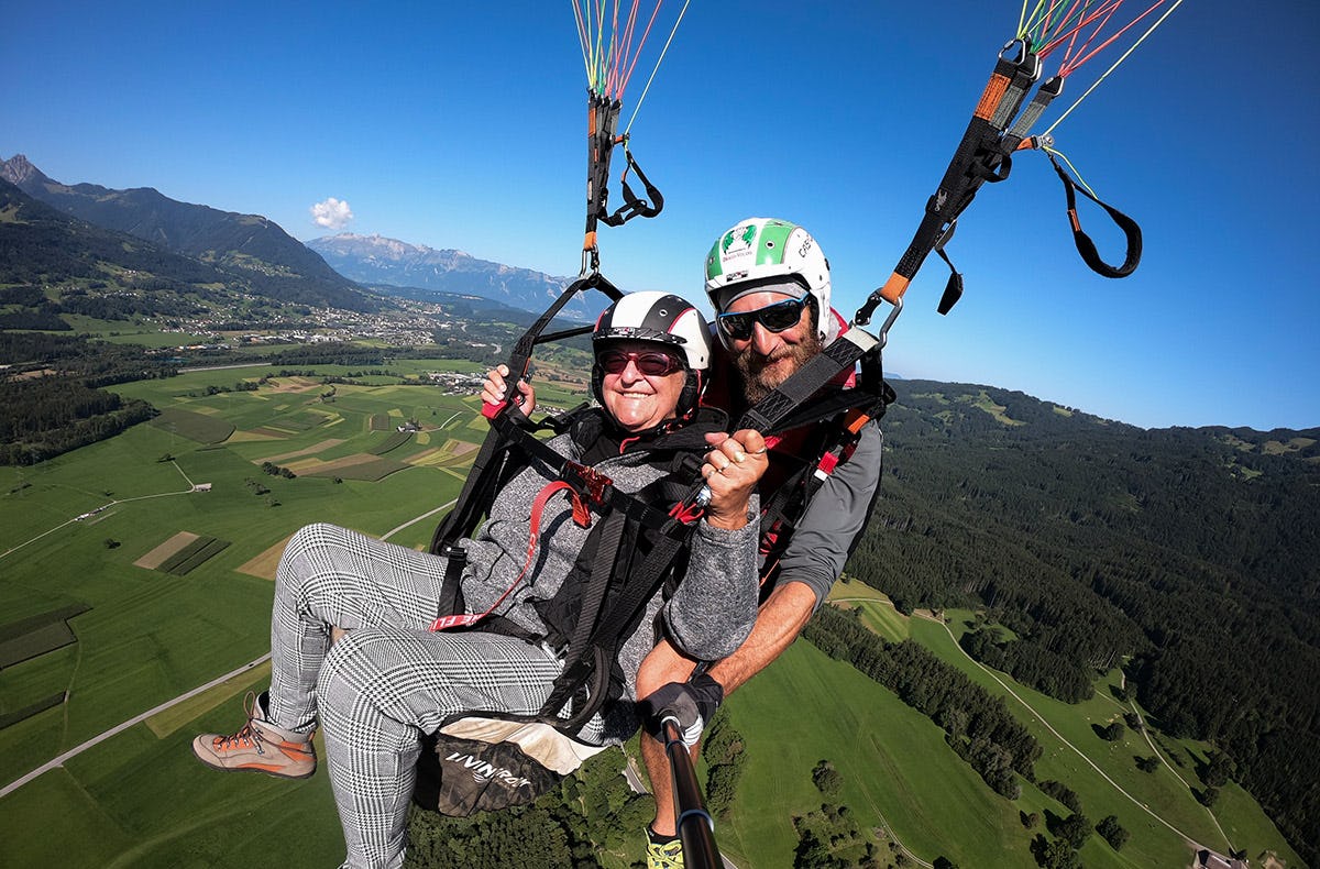 Gleitschirm Tandemflug Tschagguns