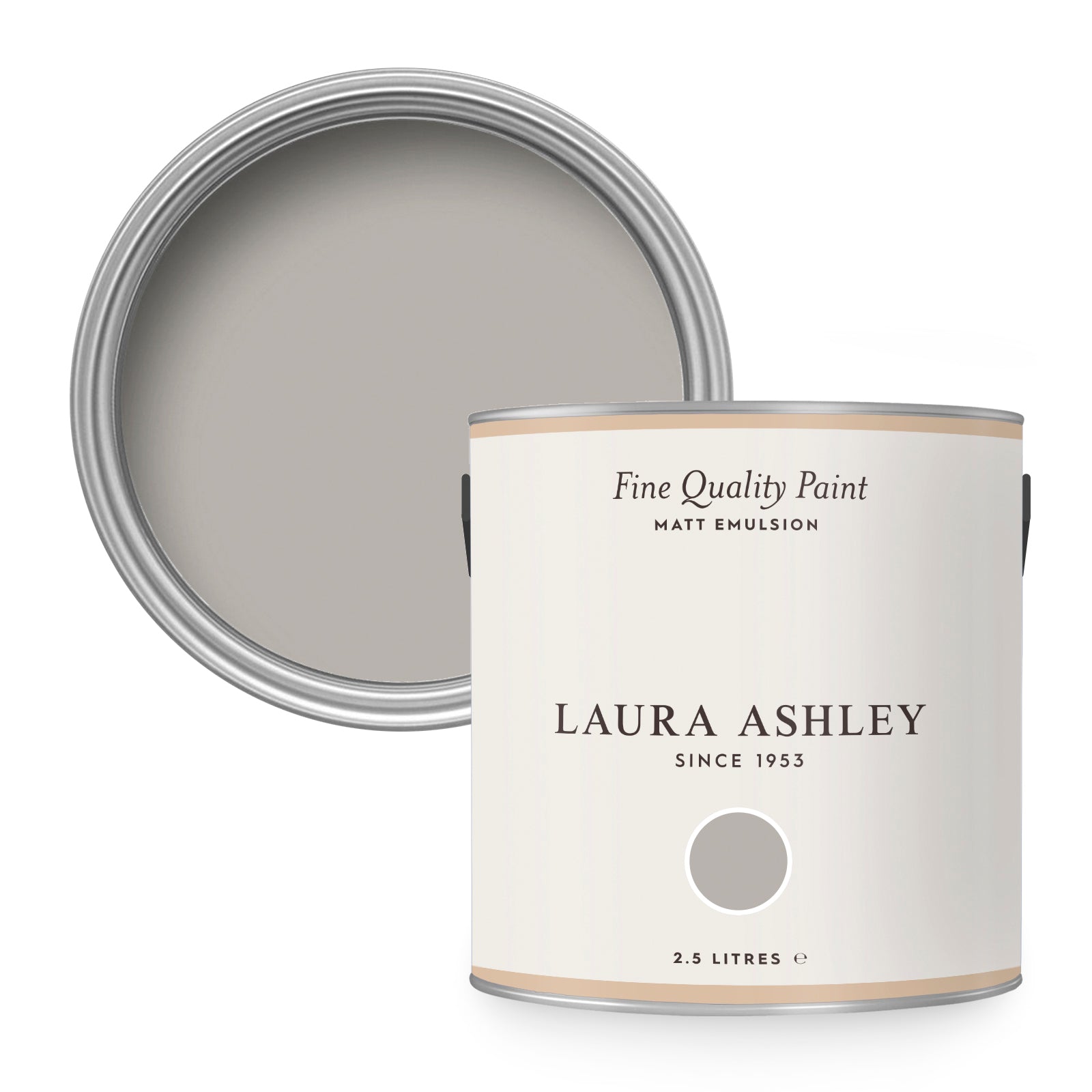 Laura Ashley Muurverf Mat 2.5L Dark Dove Grijs