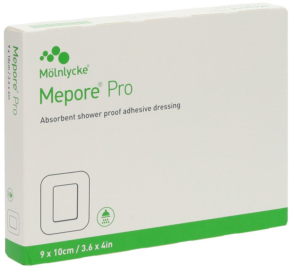 MEPORE Wundverband 10x9cm Wundkissen 6x5cm steril 10 Stk