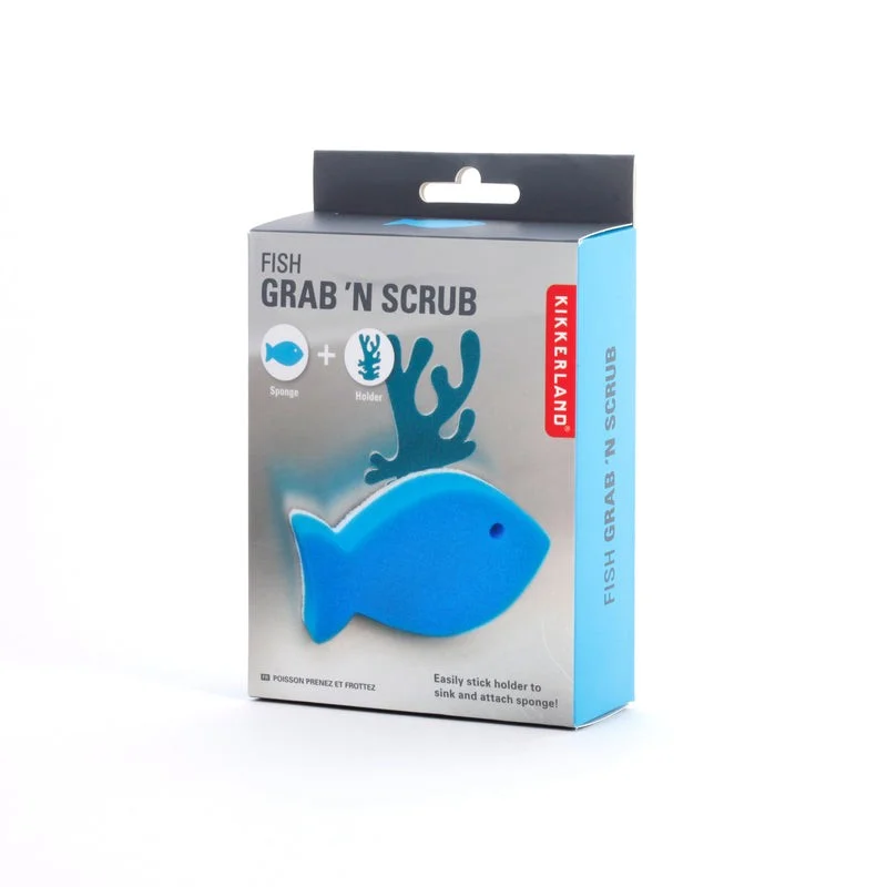 Sink Sponge And Holder Fish