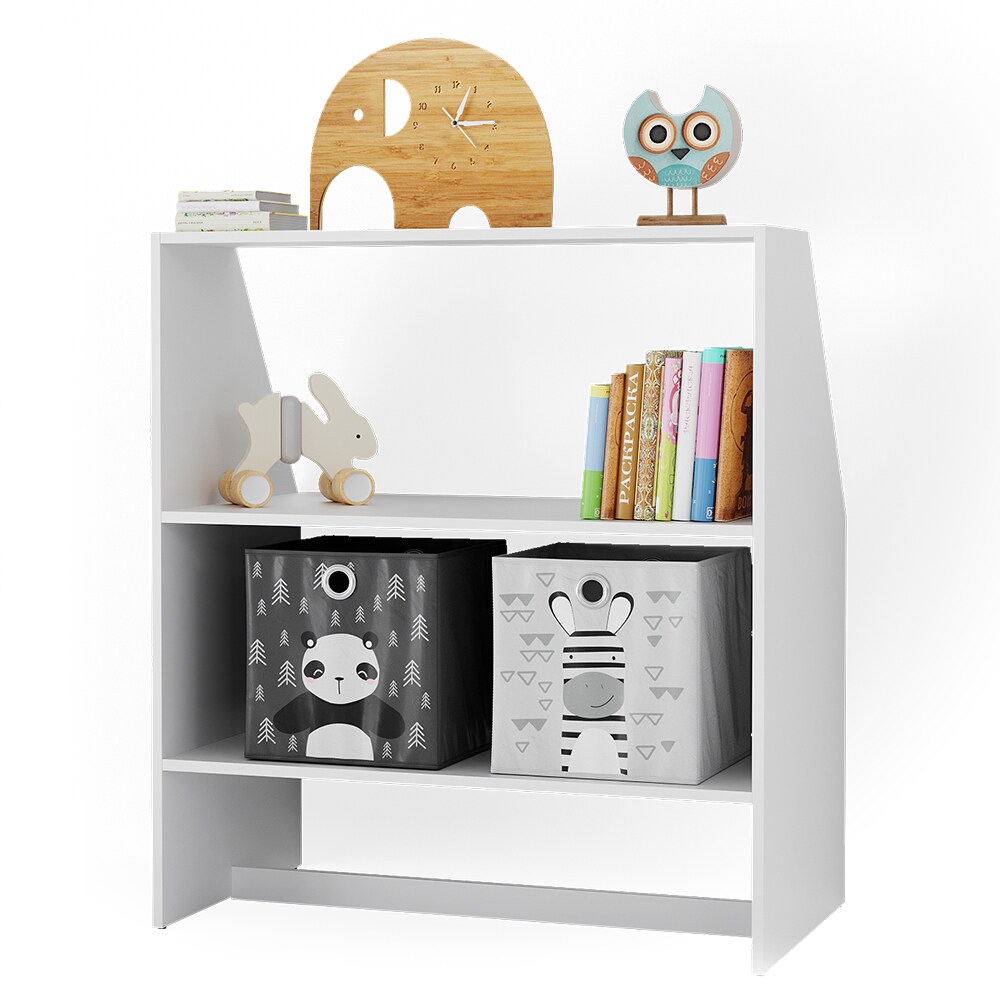 Vicco Dachschrägenregal Bücherregal Kinderregal Weiß Standregal Wandregal Regal
