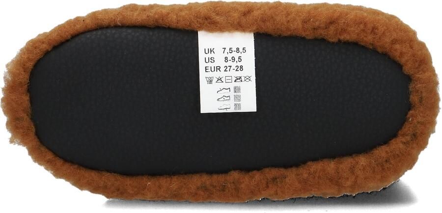 ALWERO Bruine Pantoffels Sloffen Standard Uni Junior