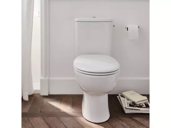 WC à poser sans bride JACOB DELAFON Gaspard + gel WC Economie d'eau