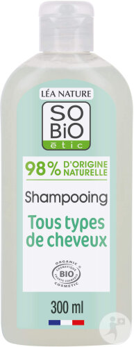 So'Bio Étic Shampooing Tous Types De Cheveux Aloe Vera Bio Flacon 300ml