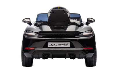 Porsche Spyder 718 RS Elbil, Svart