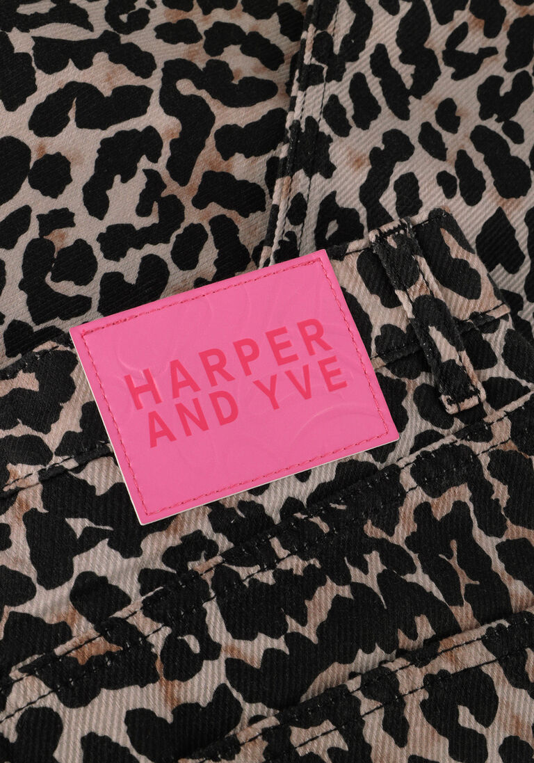 HARPER & YVE zwarte harper & yve wide jeans yve-pa