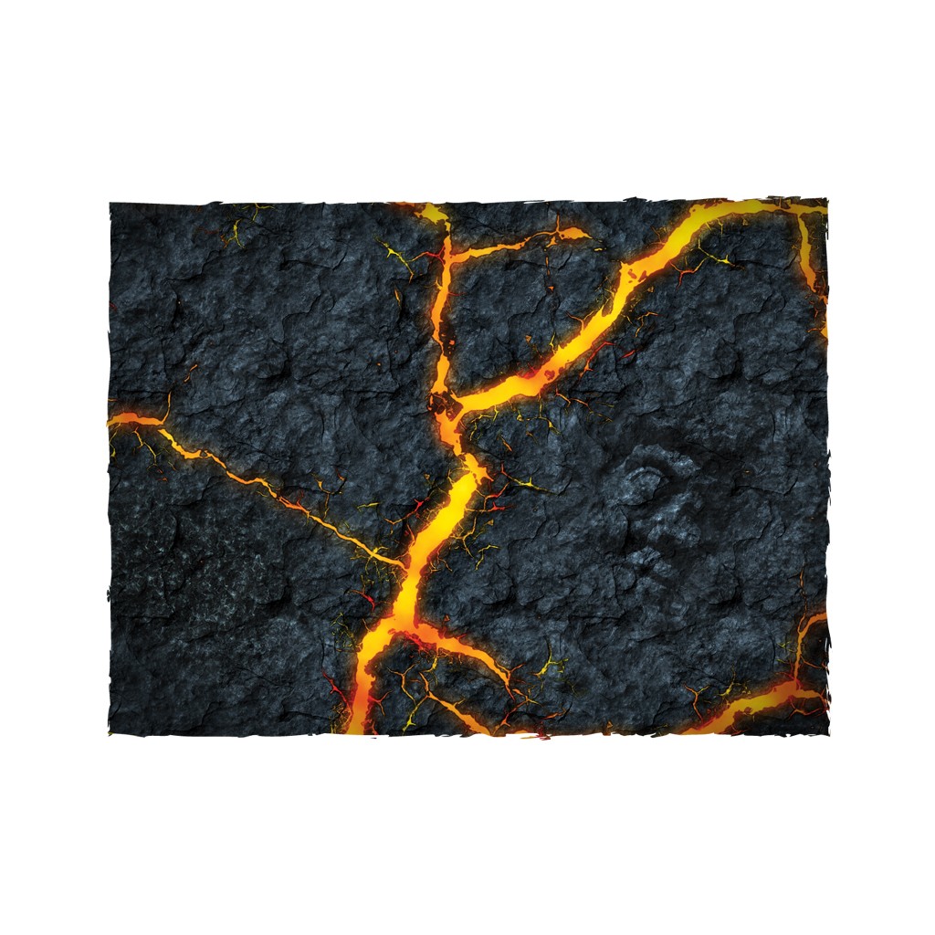 Terrain Mat PVC - Inferno - 120x180