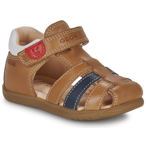 Geox - B SANDAL MACCHIA BOY - Marron / Bleu