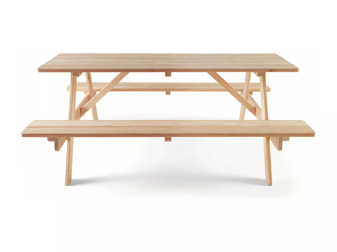 Table de pique nique en bois