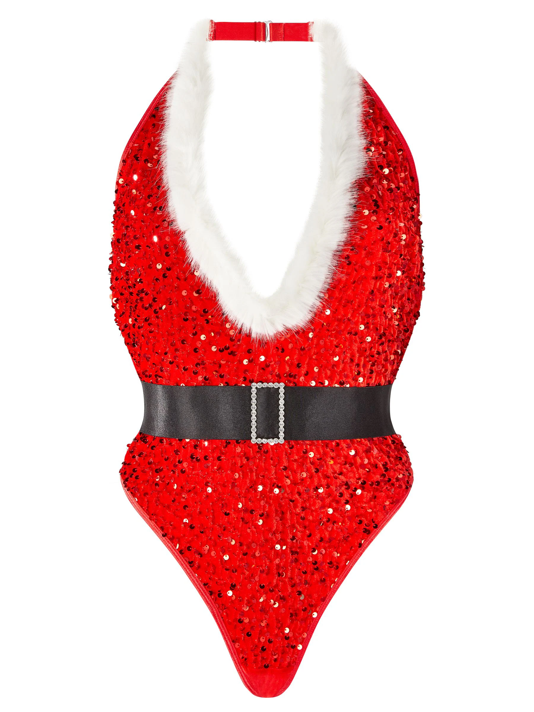 Ann Summers Kerstmis Sleigh Ride fluwelen body