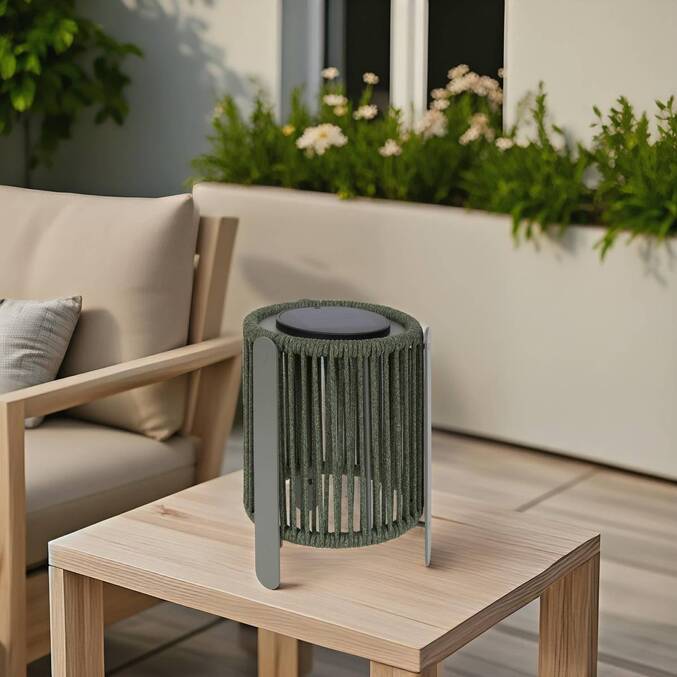 Lanterne solaire LINY Vert laurier