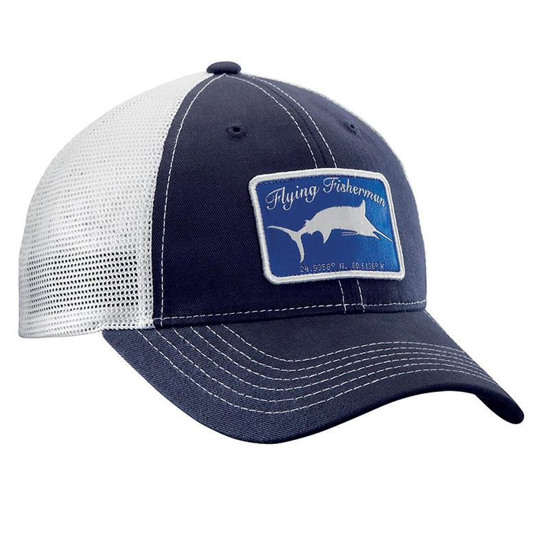 Casquette Homme Flying Fisherman Marlin - Bleu
