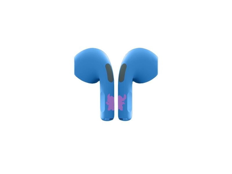Lexibook Kabellose Bluetooth-Kopfhörer Stitch Blau Disney Kopfhörer mit Ladebox