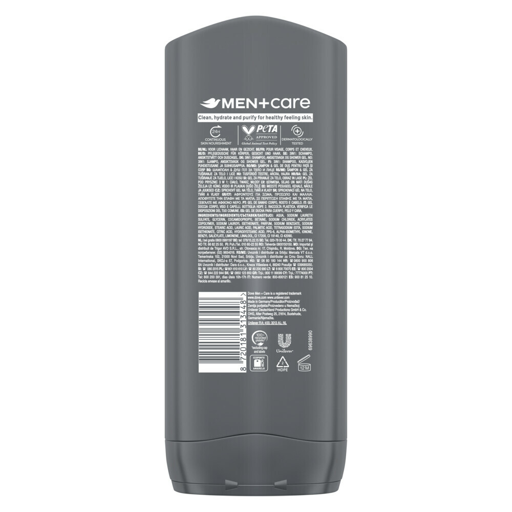 Dove Douchegel Men+ Care Clean Comfort400 ml