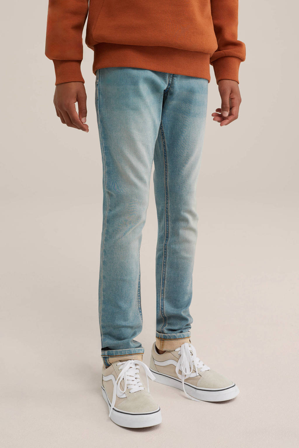 WE Fashion skinny jeans blue denim