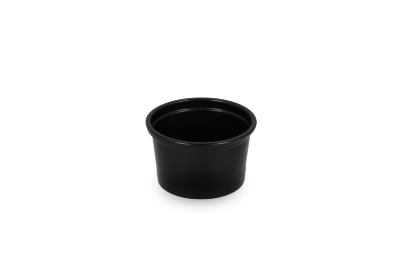 Rond bakje 30cc Ø46mm Zwart