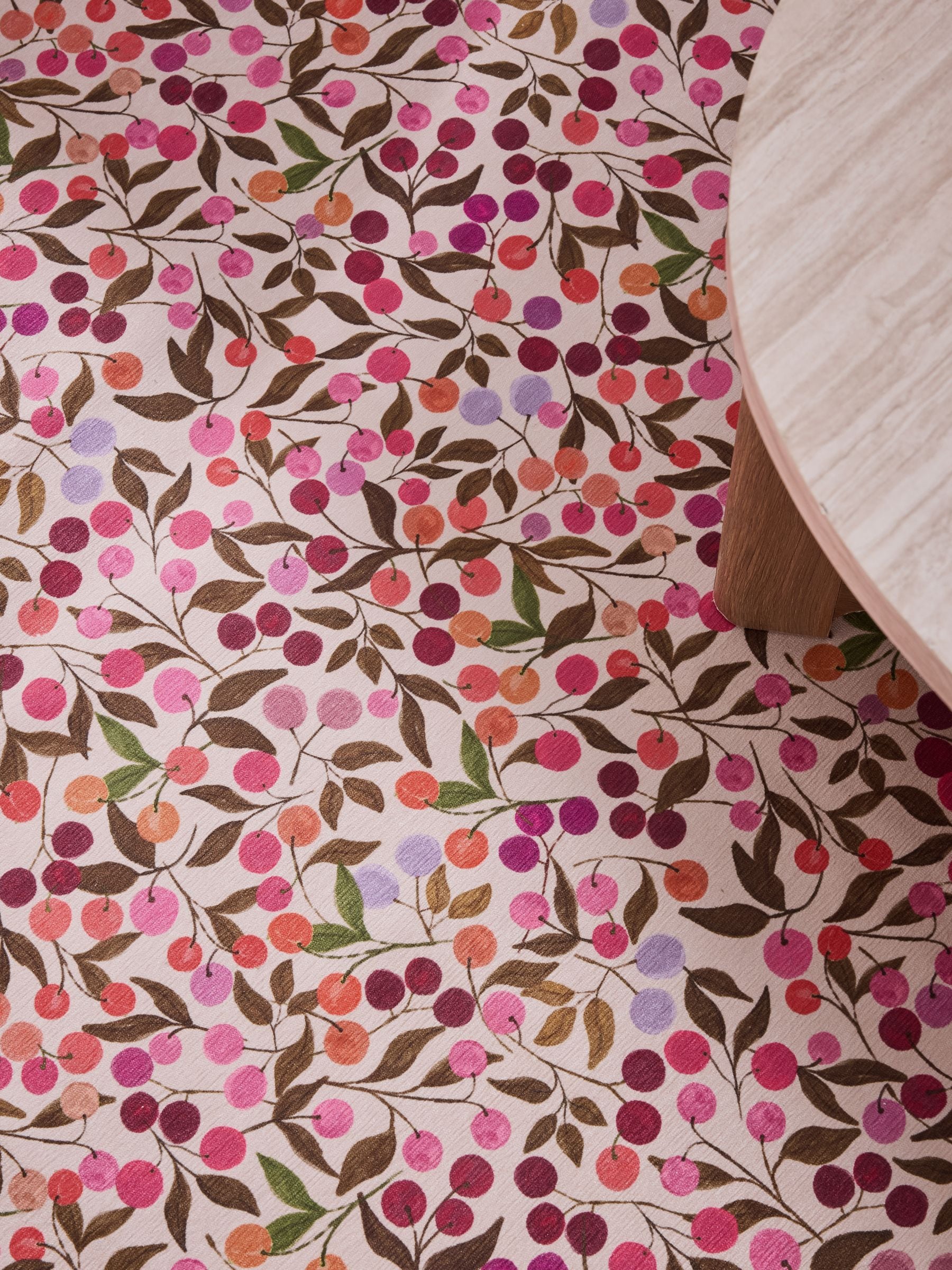 Washable Seasonal Berries Rug