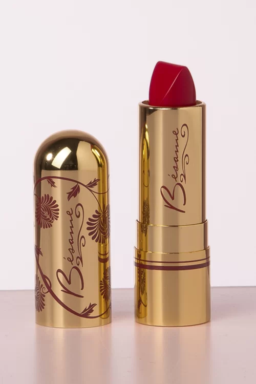 Bésame Cosmetics Classic colour lippenstift in Bésame rood