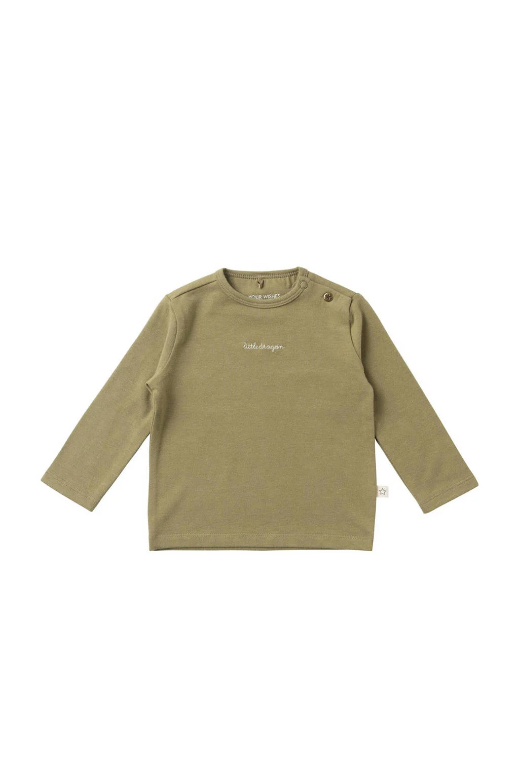Your Wishes baby longsleeve olijfgroen