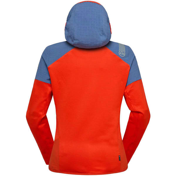 Veste softshell LA SPORTIVA SESSION TECH HOODY W CHERRY TOMATO/MOONLIGHT