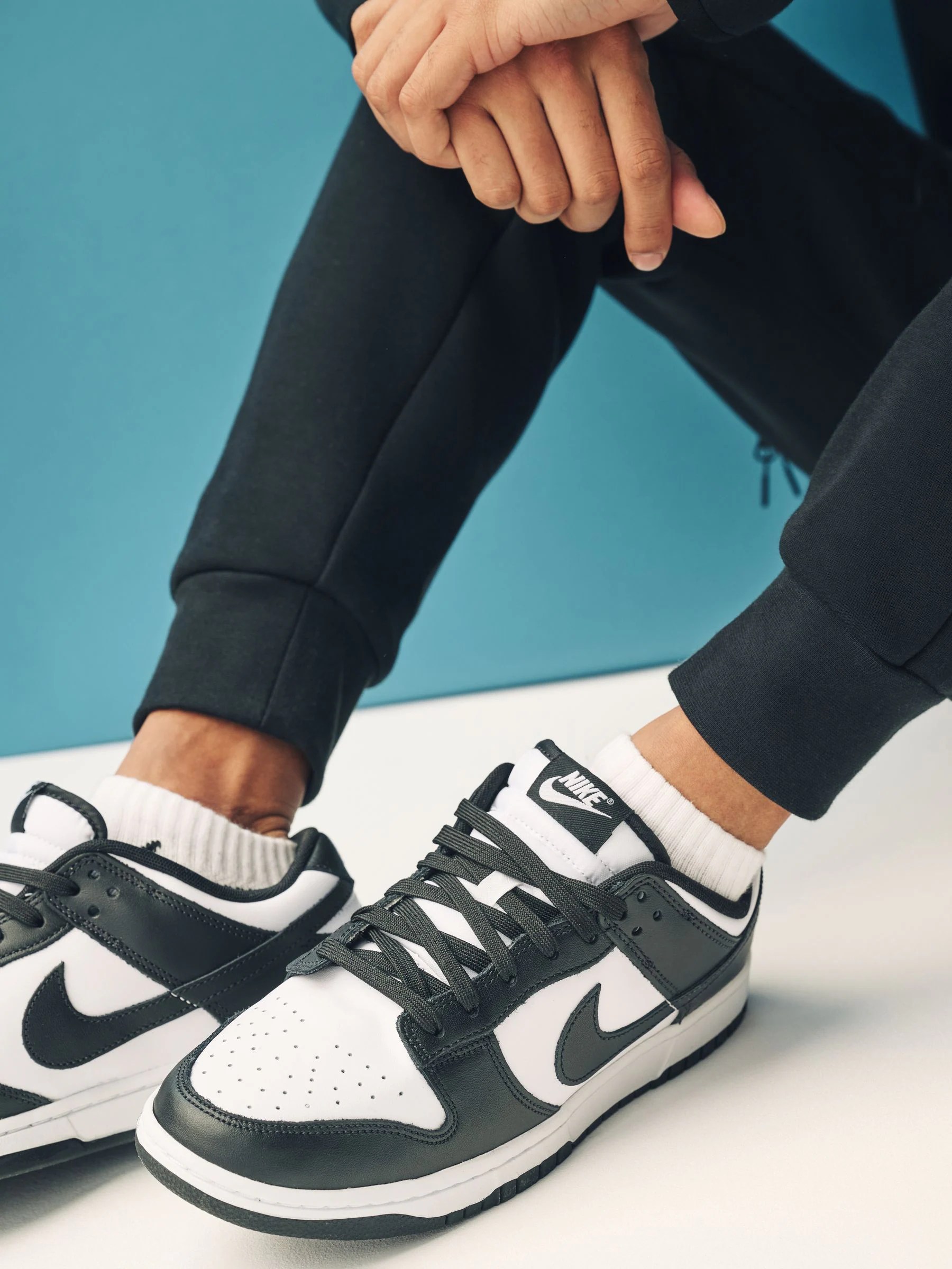 Zwart/wit - Nike Dunk Low sneakers
