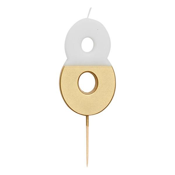 Talking Tables Vela White & Gold Nº8 - 170129892