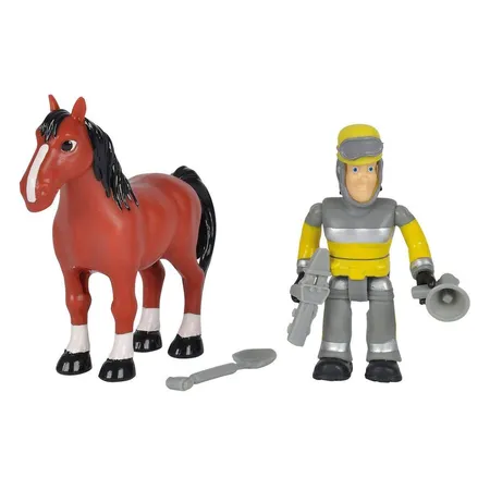 Simba Feuerwehrmann Sam Tierrettung Figuren Set, 3-fach sortiert