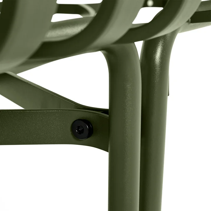 HAY - Palissade Park Dining Bench, In / In (2er-Set), anthrazit