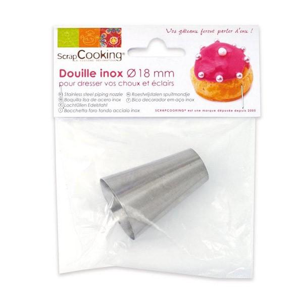 Douille pâtisserie inox - 18 mm Scrapcooking