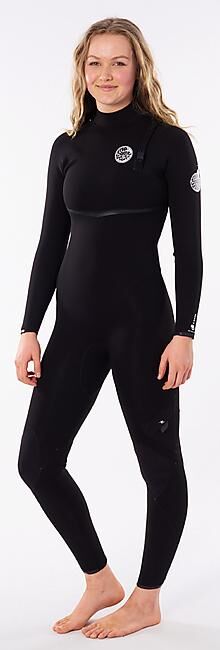 RIP CURL - INTEGRALE E BOMB 4/3 ZIP FREE FEMME