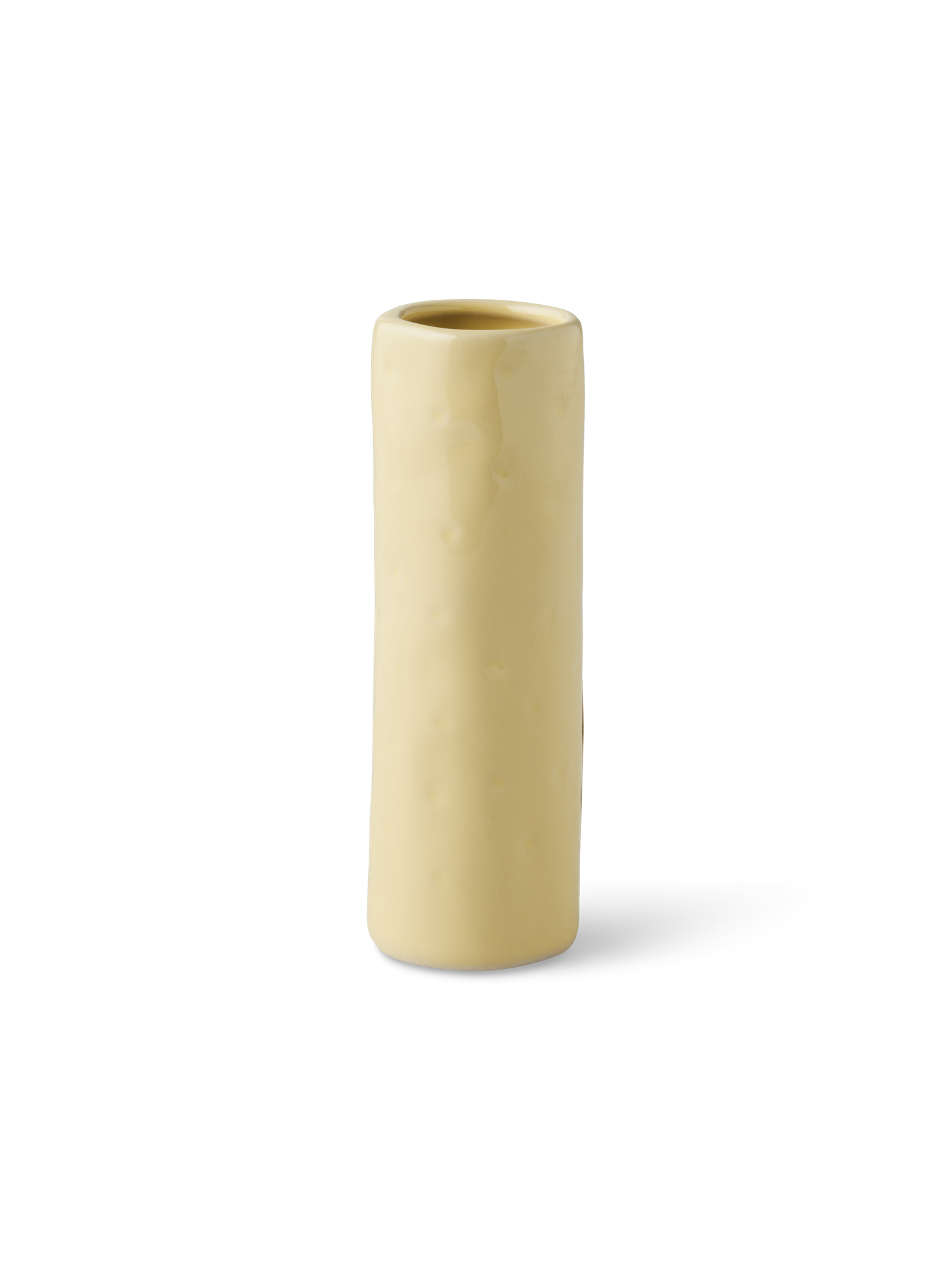 Vase | Keramik. Ø3,5 x 12,5 cm. | Light Olive