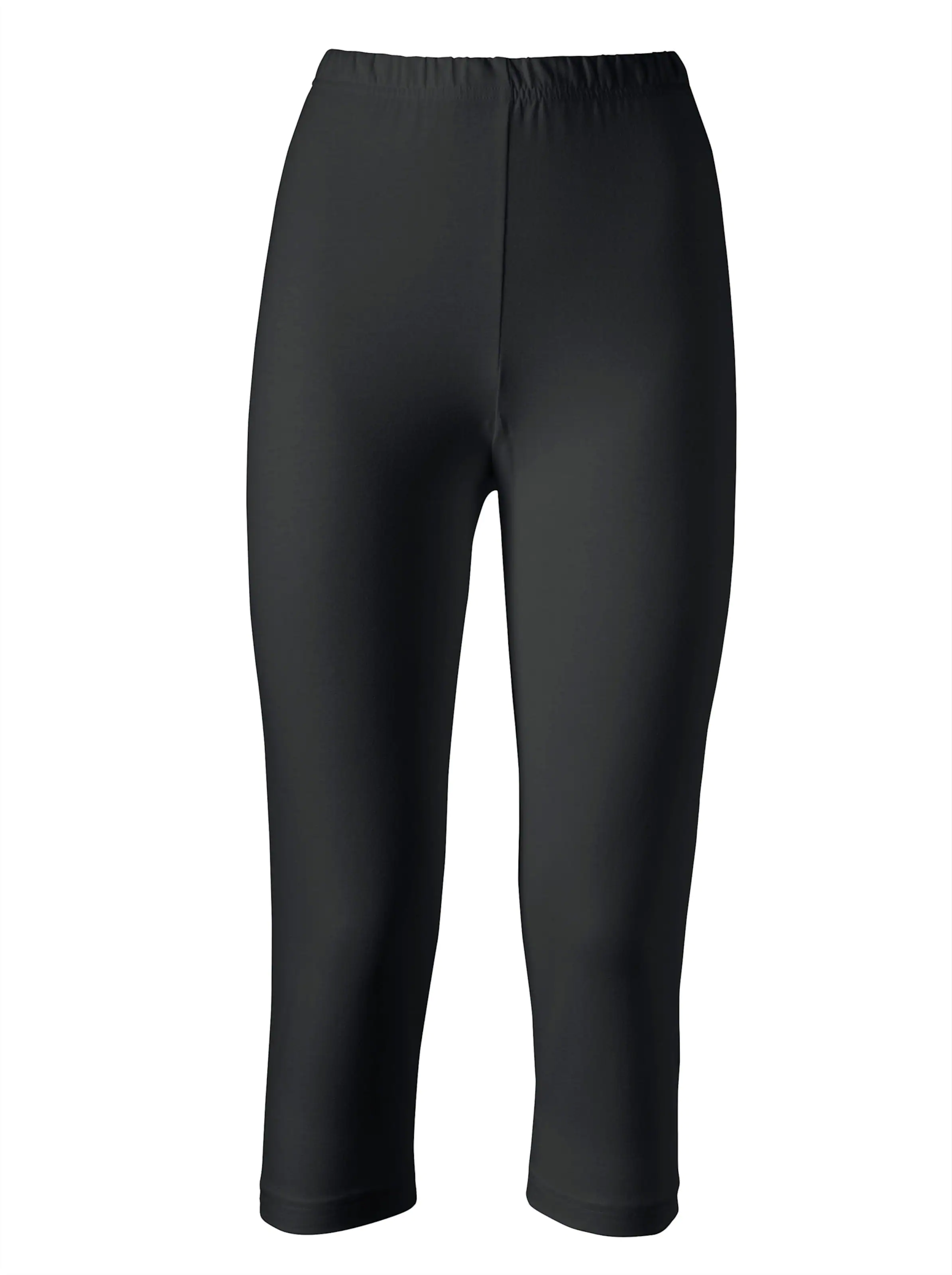 Capri-Leggings in schwarz