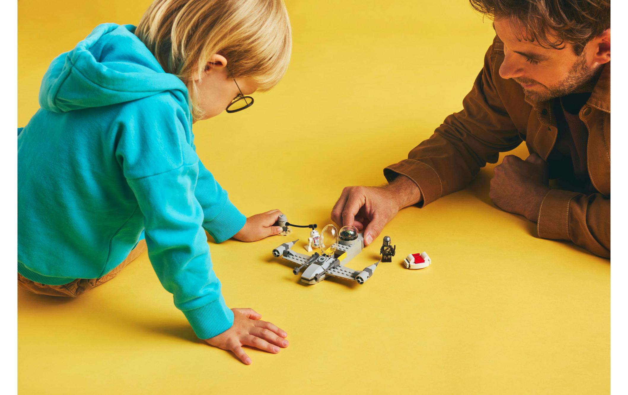 Star Wars Mandos und Grogus N-1 Starfighter 75410Cooles Star Wars Bauspielzeug für Kinder