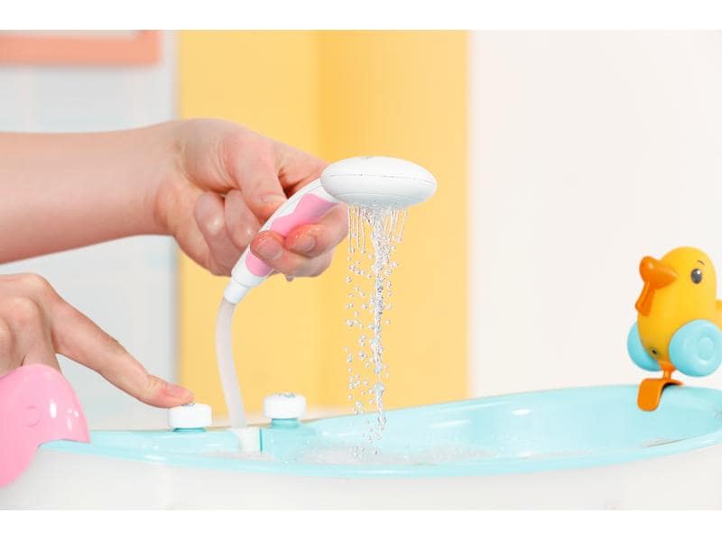 Baby Born Puppenzubehör Badewanne Musik-Badewanne mit echt funktionierendem Duschkopf