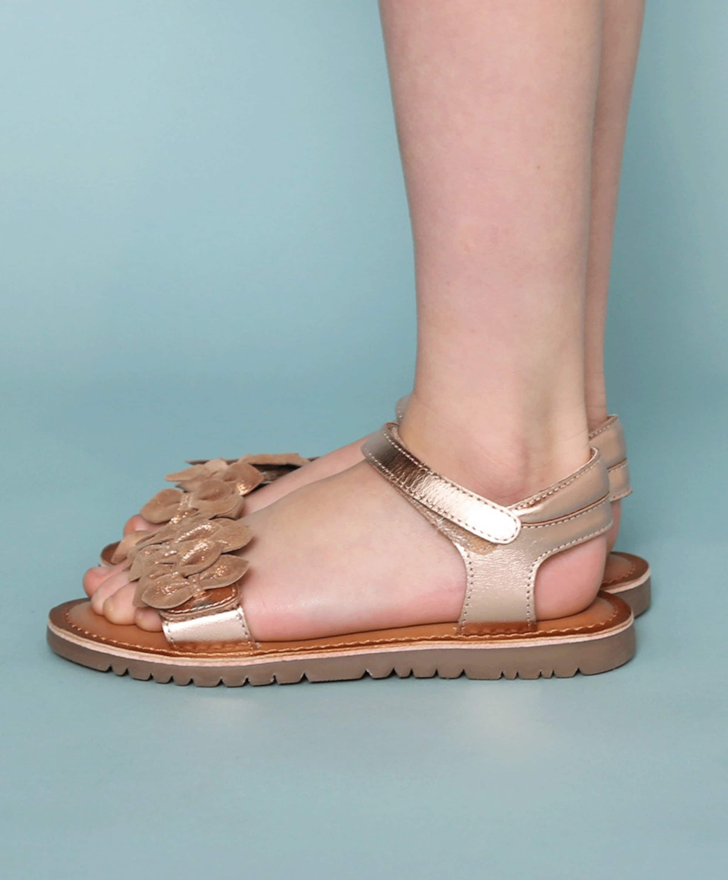 SHOESME meisjes sandalen goud