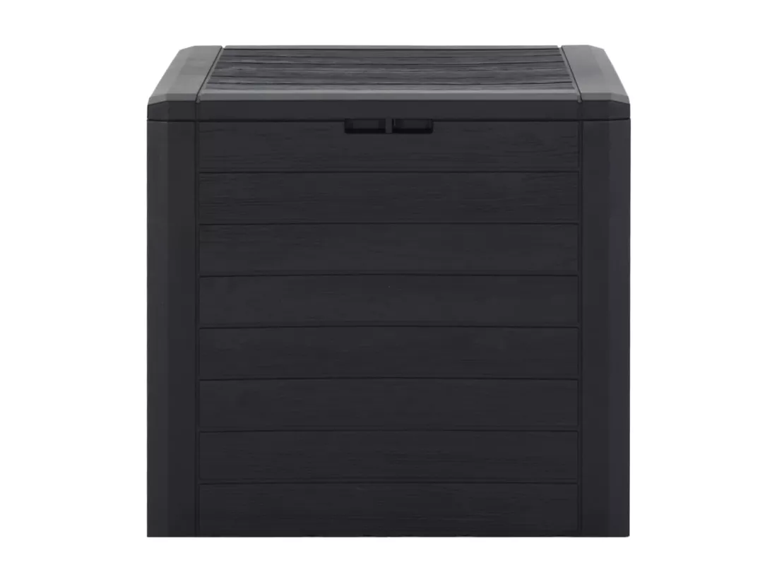 Boîte de stockage jardin Anthracite 58,5x46x55 cm Polypropylène